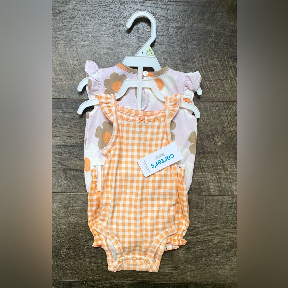 NWT baby girl carters 3 piece outfit set 3 mo